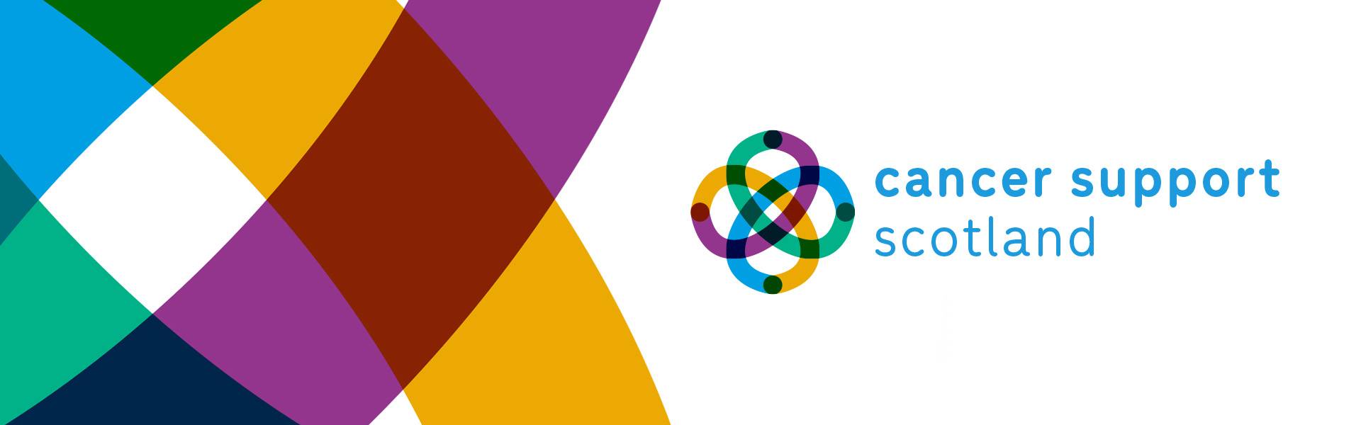 CSSHeader Cancer Support Scotland header with the logo and text
