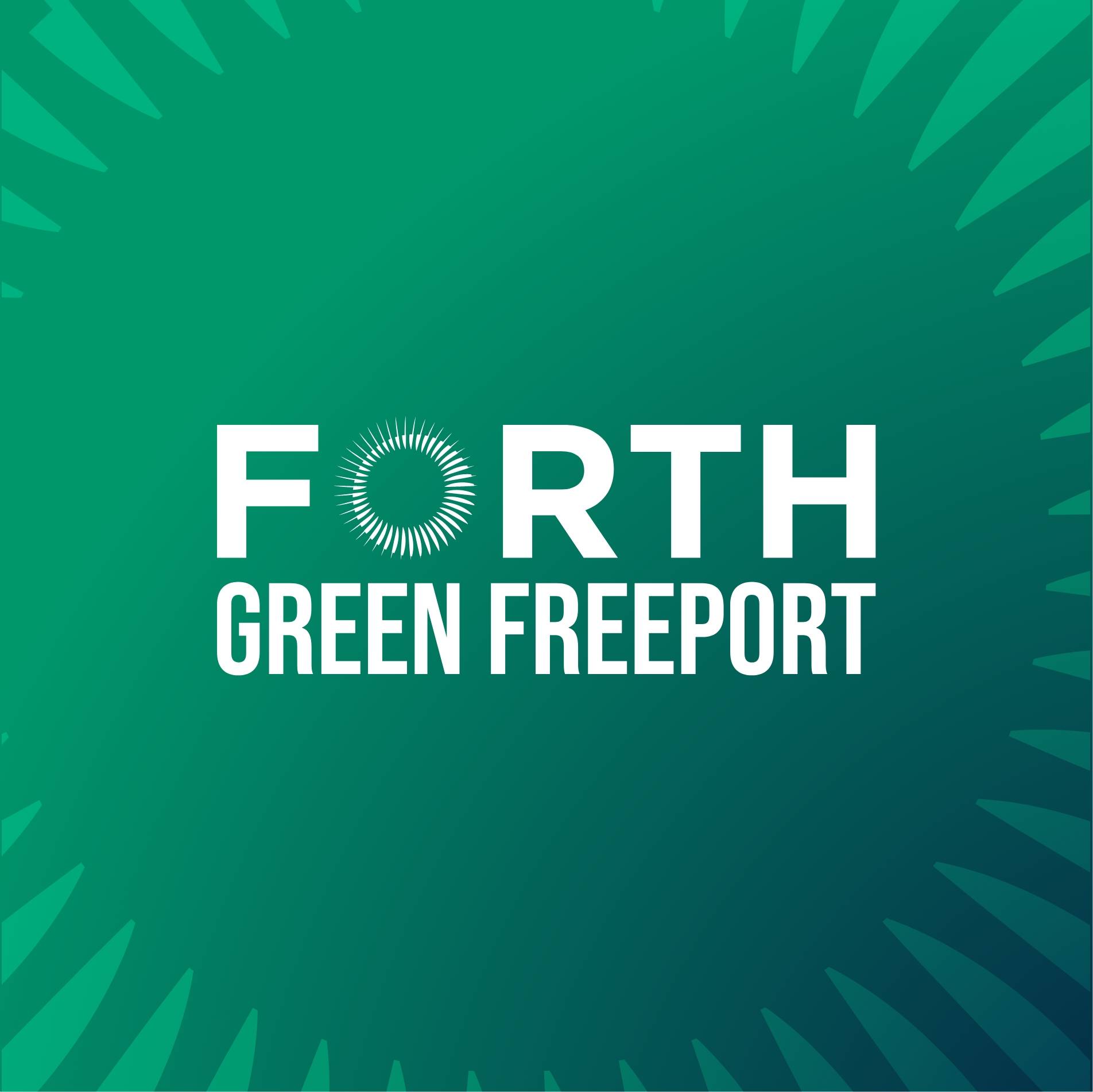 Forth Green Freeport Logo on a green background